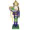Santa's Workshop 14.5" Mardi Gras King Nutcracker